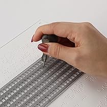 点字器(用紙付き) Amazon | プレゼント用 点字器 点字 点字器 点字盤 点字機 点字